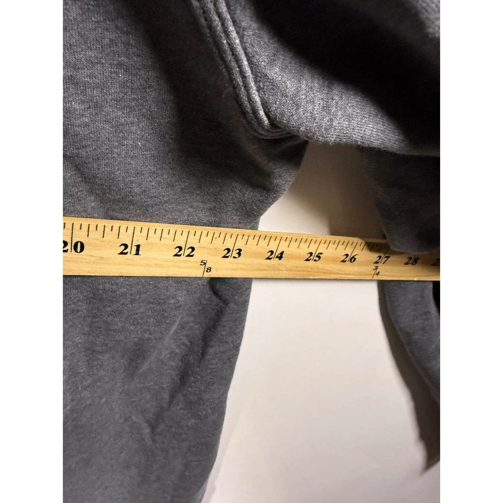 Nike Mens Full Zip Hoodie‎ Gray Fleece Embroidered Swoosh XL Charcoal Heather
